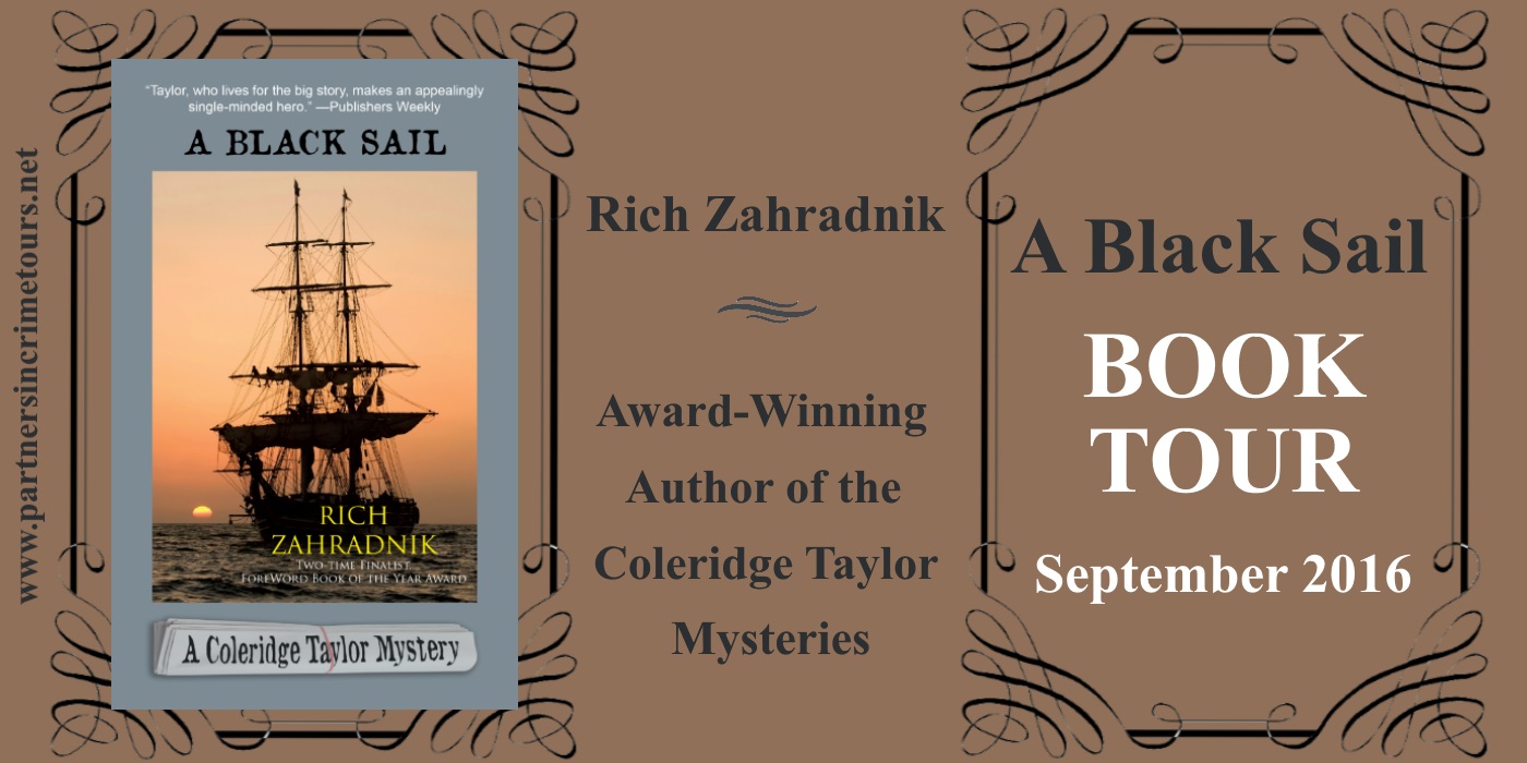 A Black Sail by Rich Zahradnik Tour Banner