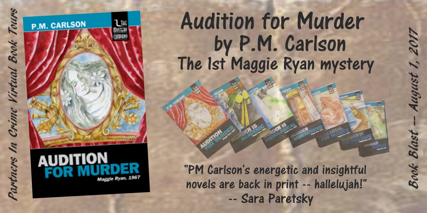 Audition for Murder by P.M. Carlson Book Blast Banner