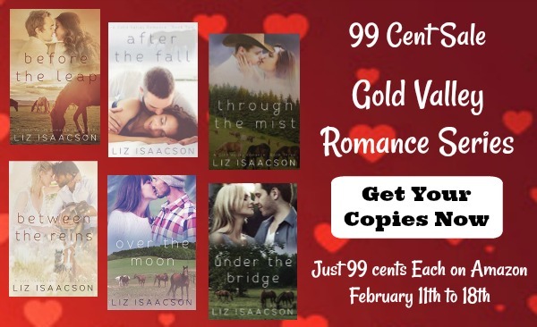 The Gold Valley Romance is on sale for $1 ea Feb 11-18, 2018