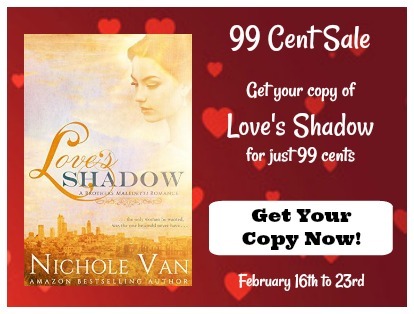 Love’s Shadow by Nichole Van is $0.99 from Feb 16-23, 2018