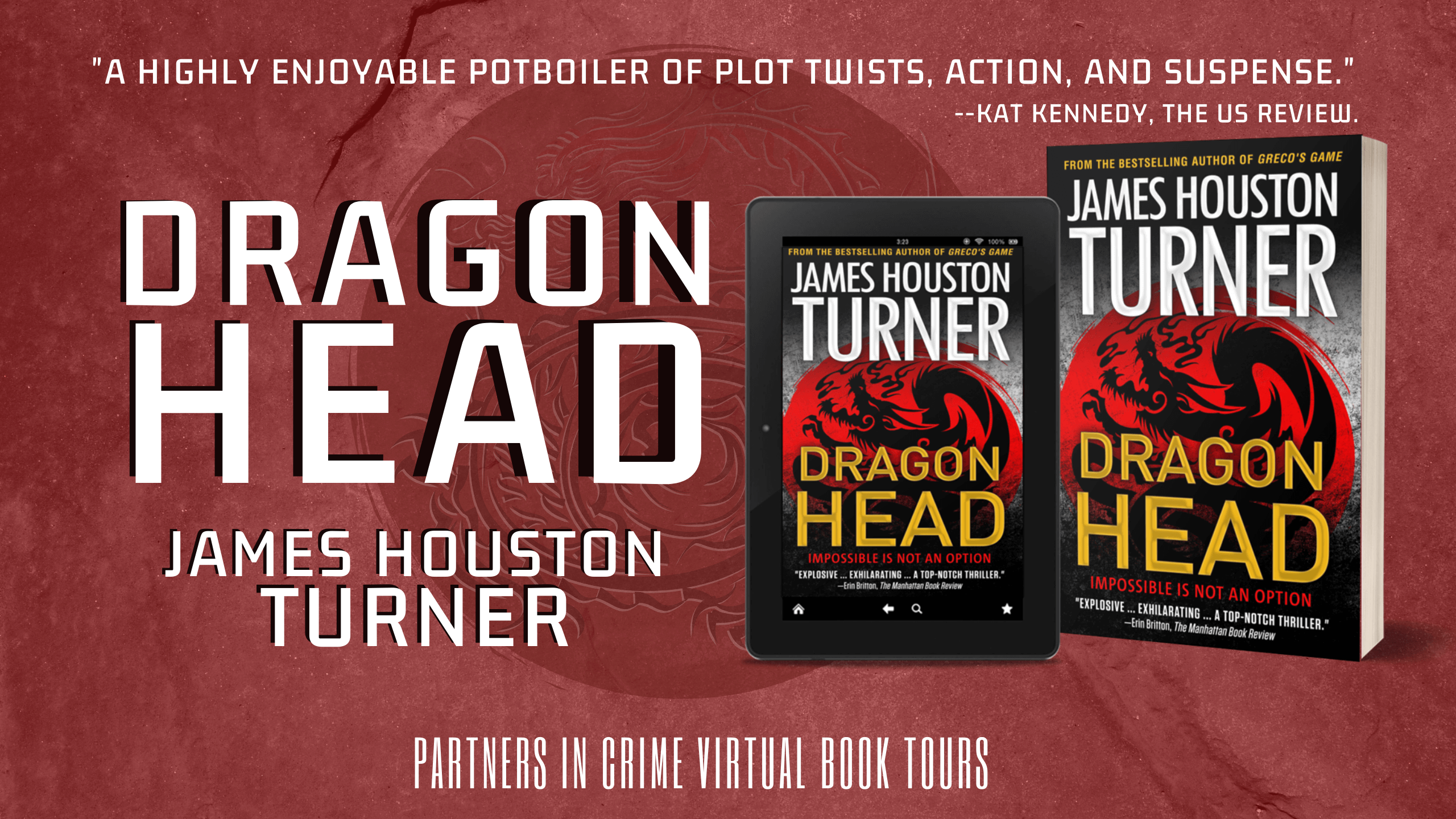 Dragon Head by James Houston Turner Banner