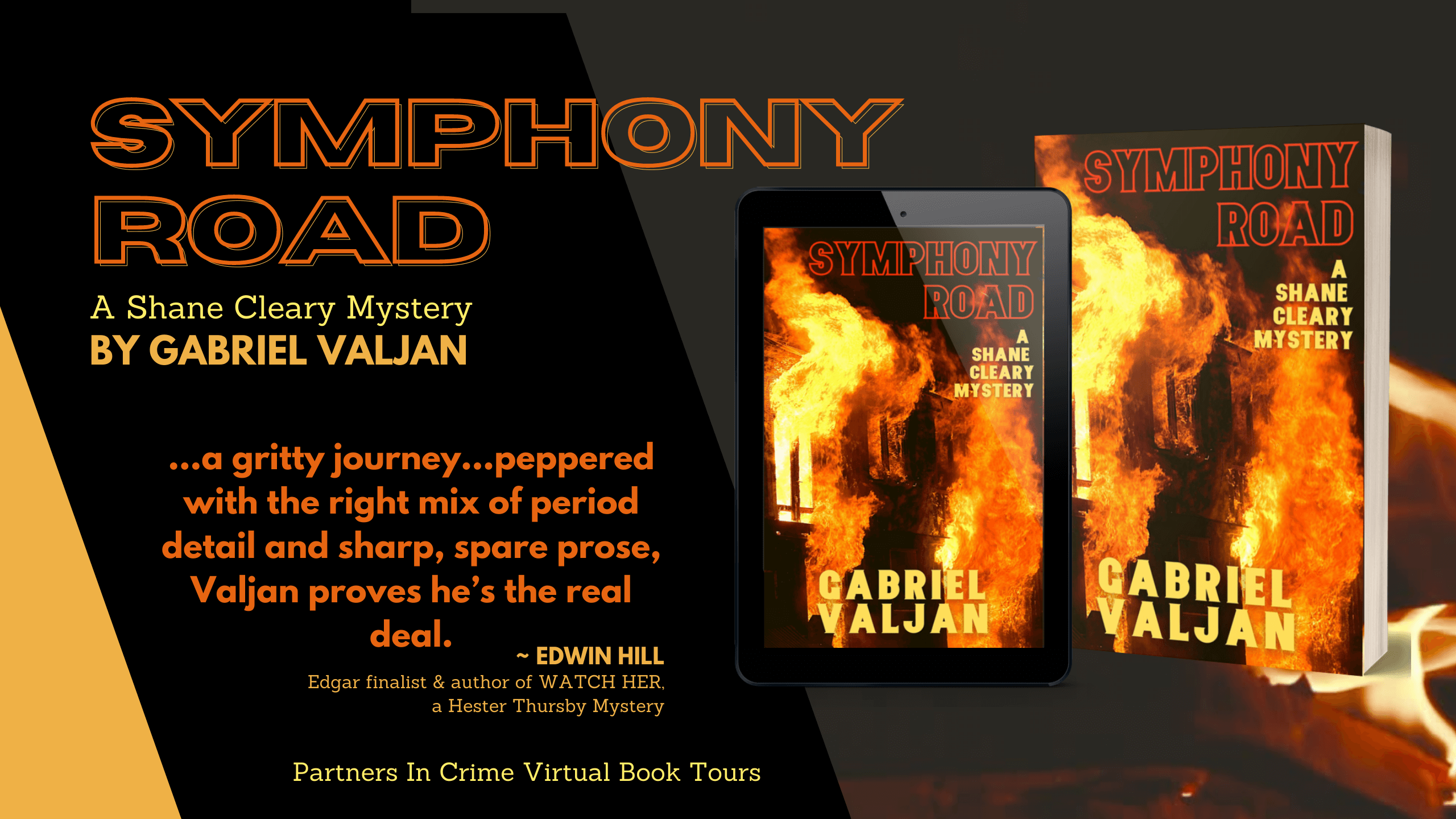 Symphony Road by Gabriel Valjan banner